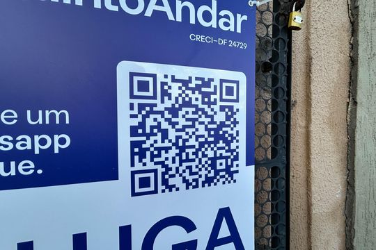 Placa de kitnet/studio para alugar com 1 quarto, 23m² em Vicente Pires, Brasília