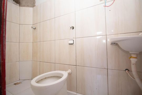 Banheiro  de kitnet/studio para alugar com 1 quarto, 23m² em Vicente Pires, Brasília