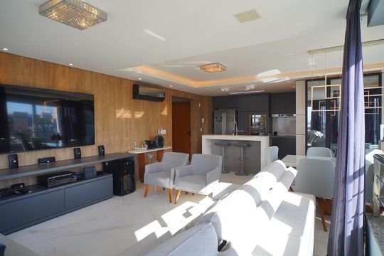 Sala de apartamento à venda com 3 quartos, 105m² em Passo D’areia, Porto Alegre