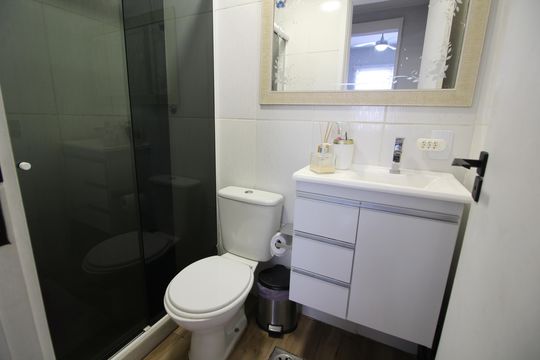 Banheiro Social de apartamento à venda com 2 quartos, 85m² em Anil, Rio de Janeiro
