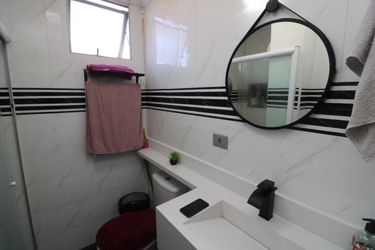 Banheiro de apartamento à venda com 2 quartos, 60m² em Jardim Independência (são Paulo), São Paulo