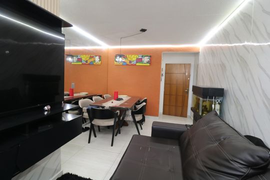 Sala de apartamento à venda com 2 quartos, 60m² em Jardim Independência (são Paulo), São Paulo