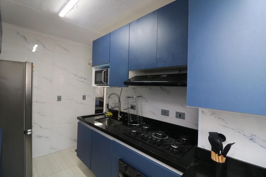 Cozinha de apartamento à venda com 2 quartos, 60m² em Jardim Independência (são Paulo), São Paulo