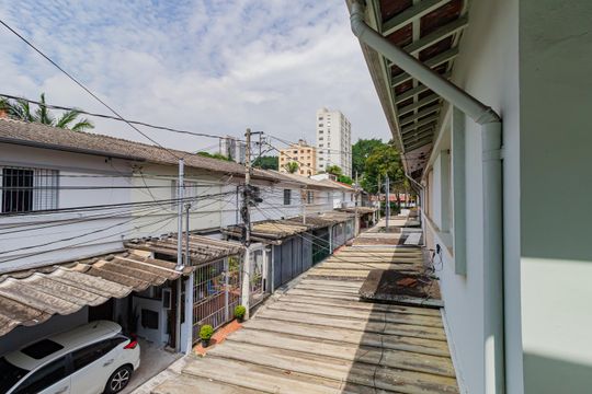 Vista da Sala de casa de condomínio para alugar com 1 quarto, 27m² em Chácara Santo Antônio (zona Sul), São Paulo