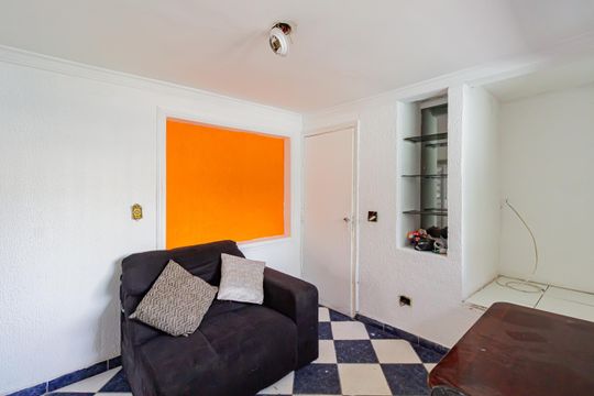 Sala/Cozinha de casa de condomínio para alugar com 1 quarto, 27m² em Chácara Santo Antônio (zona Sul), São Paulo