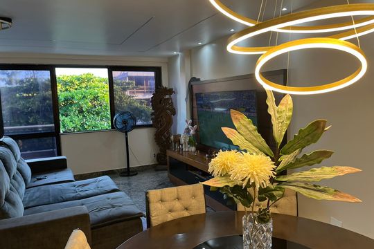 Sala de apartamento à venda com 4 quartos, 440m² em Recreio dos Bandeirantes, Rio de Janeiro