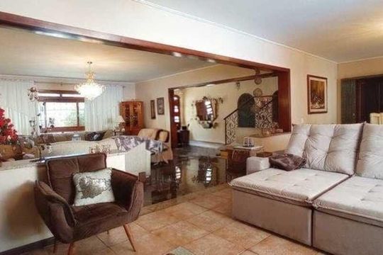 Sala de casa à venda com 3 quartos, 374m² em Jardim Lindóia, Porto Alegre