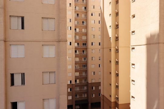 Vista da Sala de apartamento à venda com 2 quartos, 48m² em Parque Erasmo Assunção, Santo André