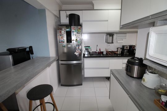 Cozinha de apartamento para alugar com 2 quartos, 86m² em Jardim Satélite, São José dos Campos