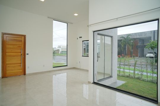 Sala de casa de condomínio para alugar com 3 quartos, 360m² em Bosque Fundo, Maricá