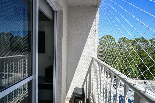 Varanda de apartamento à venda com 2 quartos, 38m² em Paraíso do Morumbi, São Paulo