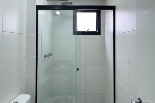 Banheiro - Suíte de apartamento para alugar com 2 quartos, 54m² em Centro, São Bernardo do Campo
