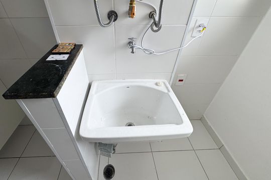 Área de Serviço de apartamento para alugar com 2 quartos, 54m² em Centro, São Bernardo do Campo