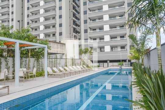Área comum - Piscina de apartamento para alugar com 2 quartos, 54m² em Centro, São Bernardo do Campo