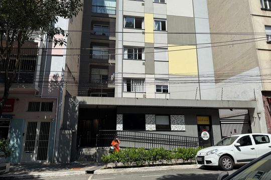 Fachada de kitnet/studio à venda com 1 quarto, 25m² em Vila Buarque, São Paulo