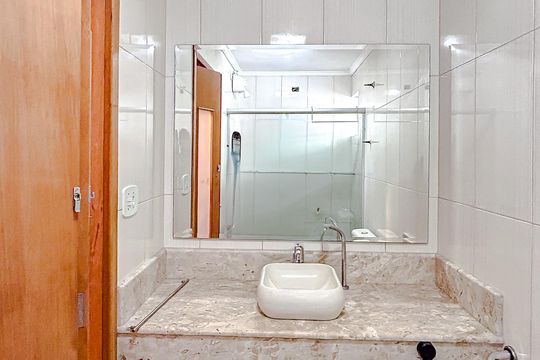 Banheiro de apartamento para alugar com 2 quartos, 80m² em Tatuapé, São Paulo