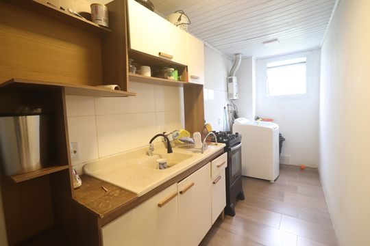 Cozinha de apartamento para alugar com 2 quartos, 53m² em Rondônia, Novo Hamburgo