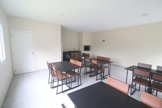 Área comum - Salão de festas de apartamento para alugar com 2 quartos, 53m² em Rondônia, Novo Hamburgo