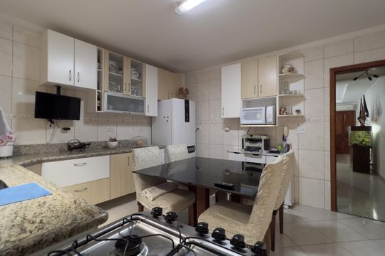Cozinha e Área de Serviço de casa de condomínio à venda com 2 quartos, 165m² em Cidade Brasil, Guarulhos