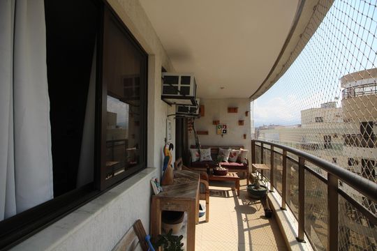 Varanda de apartamento à venda com 3 quartos, 94m² em Freguesia (jacarepaguá), Rio de Janeiro