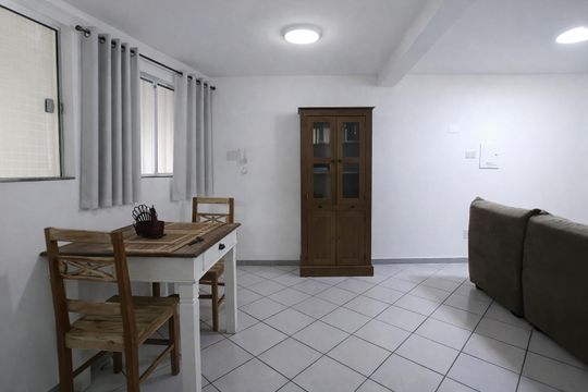 Sala de jantar de apartamento para alugar com 1 quarto, 55m² em Centro, Uberlândia