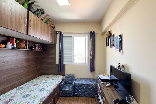 Quarto 1 de apartamento para alugar com 3 quartos, 75m² em Baeta Neves, São Bernardo do Campo