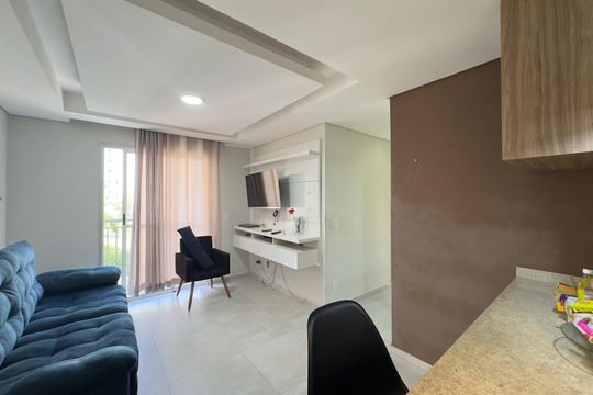 Sala de apartamento à venda com 3 quartos, 64m² em Jardim Myrian Moreira da Costa, Campinas