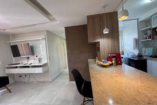 Sala de apartamento à venda com 3 quartos, 64m² em Jardim Myrian Moreira da Costa, Campinas