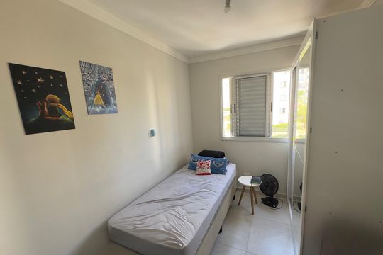 Quarto de apartamento à venda com 3 quartos, 64m² em Jardim Myrian Moreira da Costa, Campinas