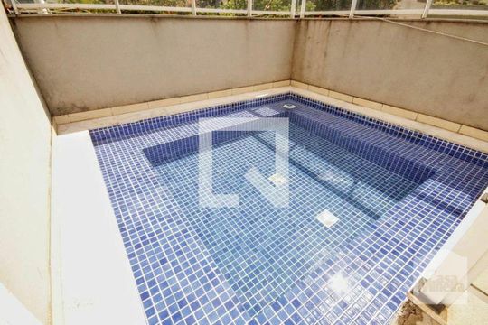 Área comum - Piscina de apartamento à venda com 3 quartos, 90m² em Funcionários, Belo Horizonte