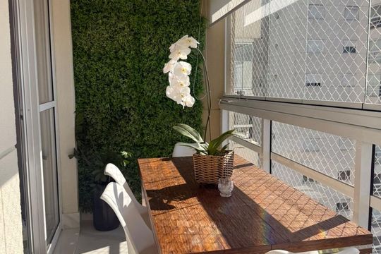 Varanda de apartamento para alugar com 2 quartos, 69m² em Encruzilhada, Santos