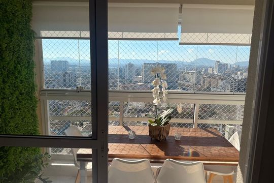 Varanda de apartamento para alugar com 2 quartos, 69m² em Encruzilhada, Santos