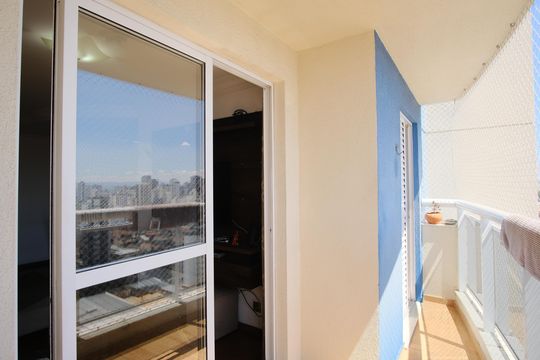 Varanda de apartamento à venda com 3 quartos, 82m² em Vila Gomes Cardim, São Paulo
