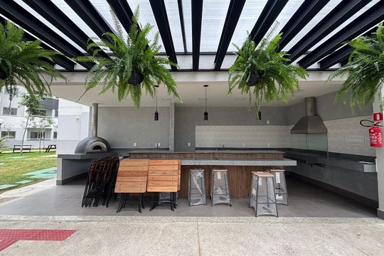 Área comum - Churrasqueira de apartamento para alugar com 3 quartos, 55m² em Mooca, São Paulo