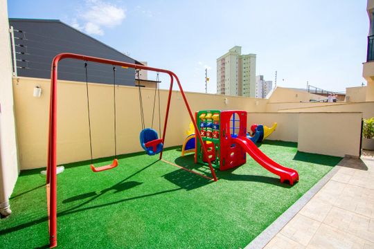 Área comum - Playground de apartamento à venda com 2 quartos, 67m² em Vila Valparaíso, Santo André
