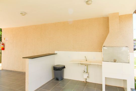 Área comum - Churrasqueira de apartamento à venda com 2 quartos, 55m² em Estância Velha, Canoas
