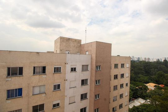Vista da Sala de kitnet/studio à venda com 1 quarto, 24m² em Paraíso do Morumbi, São Paulo