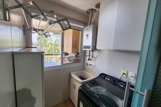 Área de serviço de apartamento à venda com 2 quartos, 77m² em Barra da Tijuca, Rio de Janeiro