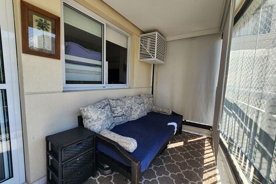 Varanda de apartamento à venda com 2 quartos, 77m² em Barra da Tijuca, Rio de Janeiro