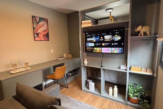 Sala de apartamento para alugar com 1 quarto, 28m² em Vila Mariana, São Paulo