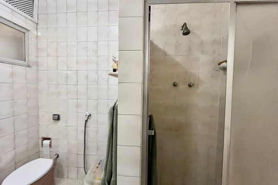 BANHEIRO SOCIAL  de apartamento à venda com 3 quartos, 149m² em Botafogo, Rio de Janeiro