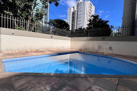 Área comum - Piscina de apartamento à venda com 4 quartos, 127m² em Funcionários, Belo Horizonte