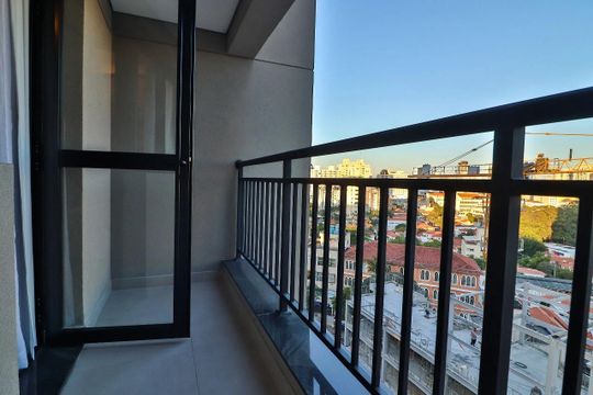 Varanda de apartamento à venda com 1 quarto, 21m² em Vila Mariana, São Paulo