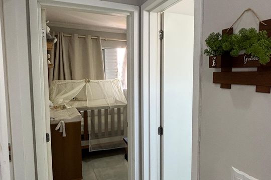 Corredor de apartamento à venda com 2 quartos, 44m² em Vila Mazzei, Santo André