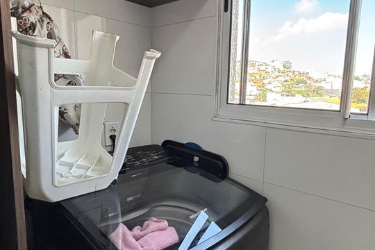 Área de Serviço de apartamento à venda com 2 quartos, 44m² em Vila Mazzei, Santo André