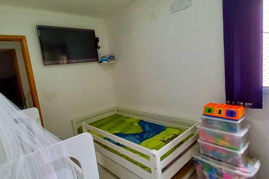 Quarto de apartamento à venda com 4 quartos, 208m² em Vila Metalúrgica, Santo André