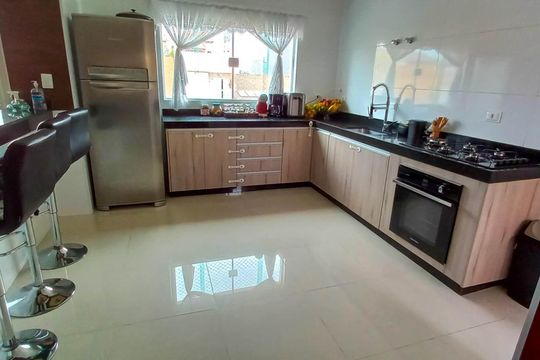 Cozinha de apartamento à venda com 4 quartos, 208m² em Vila Metalúrgica, Santo André