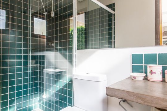 Banheiro de casa de condomínio à venda com 4 quartos, 341m² em Residencial Seis  (alphaville) , Santana de Parnaíba