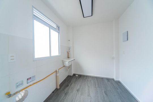 Cozinha de apartamento para alugar com 2 quartos, 48m² em Cecília, Viamão