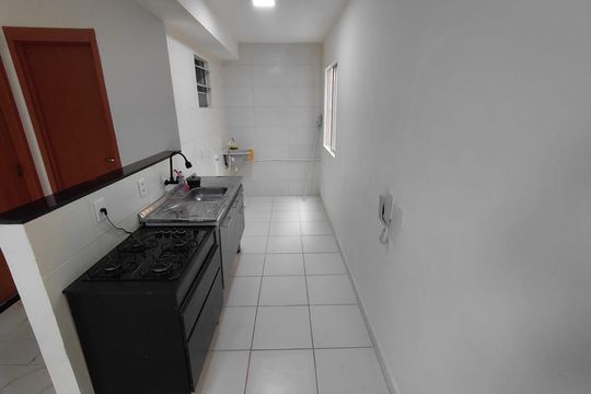 Cozinha de apartamento para alugar com 2 quartos, 45m² em Caucaia do Alto, Cotia